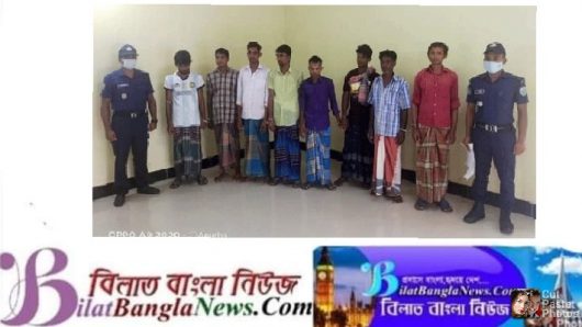 দোয়ারাবাজারে বিশেষ অভিযানে ৮ জুয়ারি আটক