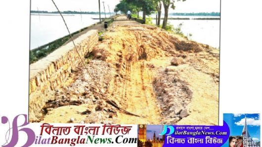 দোয়ারাবাজার টেবলাই-ব্রিটিশ সড়কের সংস্কার কাজ চলছে দুই বছর ধরে, এখনো শেষ হয় নি