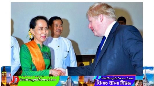 ব্রিটিশ প্রধানমন্ত্রীর সঙ্গে সু চির আলোচনায় রোহিঙ্গা প্রসঙ্গ