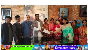 সুনামগঞ্জে ব্যারিস্টার ইমনকে সদর যুব মহিলা লীগের নতুন কমিটির নেতৃবৃন্দের ফুলেল শুভেচ্ছা