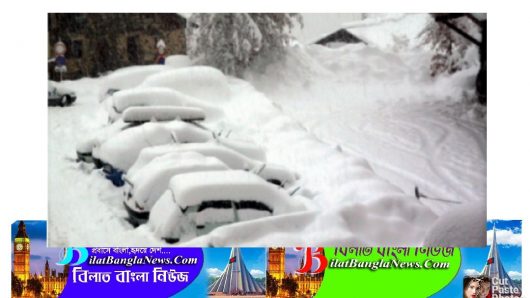 আবারও তুষারপাত: তীব্র শীতে যুক্তরাজ্যে জনজীবন বিপর্যস্ত