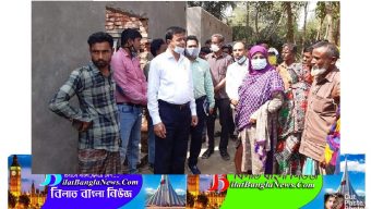 সুনামগঞ্জে ভূমিহীন ও গৃহহীন পরিবারের জন্য  জমি ও গৃহ প্রদান কার্যক্রম পরিদর্শনে জেলা প্রশাসক  