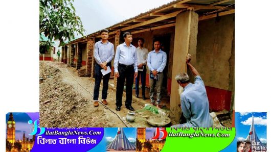  জামালগঞ্জে ভূমিহীন ও গৃহহীন পরিবারের জন্য গৃহ প্রদান কার্যক্রম পরিদর্শনে ডিসি