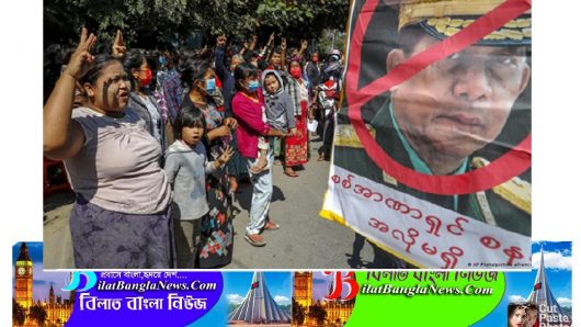 মিয়ানমারে নিরাপত্তা বাহিনীর গুলিতে নিহত কমপক্ষে ৫০ আন্দোলনকারী