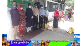 সুনামগঞ্জ সদর উপজেলা পরিষদ পুষ্টি খাবার বিতরণ করেছে