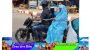পিঠে সিলিন্ডার, মোটরসাইকেলে করোনাক্রান্ত মাকে নিয়ে হাসপাতালে