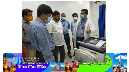 ১০ শয্যার আইসিইউ ও সেন্ট্রাল অক্সিজেন চ্যানেলের কাজ পরিদর্শন করেন এমপি মিসবাহ 