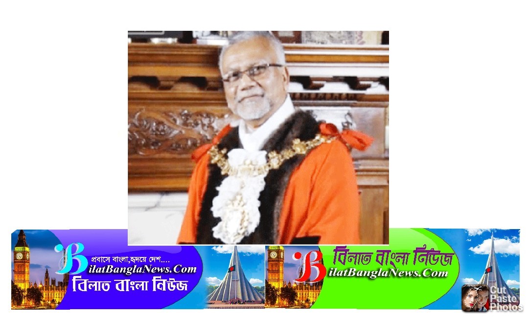 লন্ডনের ক্রয়ডন কাউন্সিলের মেয়র হলেন সিলেটের শেরওয়ান