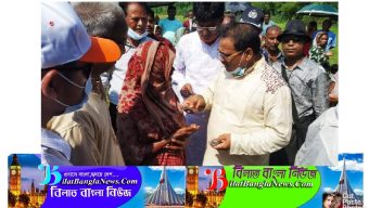 তাহিরপুরে ৪০টি  আশ্রায়ন কেন্দ্রের ঘর উদ্বোধন করেন-এমপি রতন