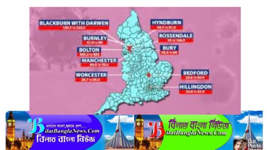 ব্রিটেনে যেভাবে ছড়াচ্ছে ভারতীয় ভ্যারিয়েন্ট,২ মাসের মধ্যে সর্বোচ্চ শনাক্ত
