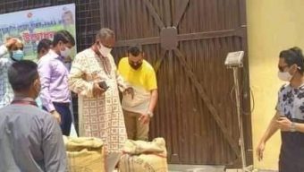 ছাতকে খাদ্য গুদামে ধান সংগ্রহ কার্যক্রমের শুভ উদ্বোধন করলেন সাংসদ মানিক