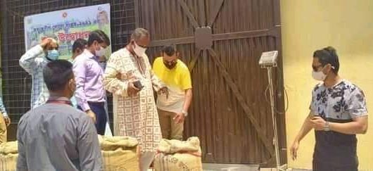 ছাতকে খাদ্য গুদামে ধান সংগ্রহ কার্যক্রমের শুভ উদ্বোধন করলেন সাংসদ মানিক