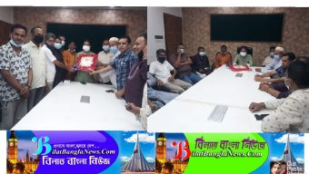 সুনামগঞ্জে দ্বিতীয়বার এফবিসিআই পরিচালক নির্বাচিত হওয়ায় চপল হুদাকে সম্বর্ধনা