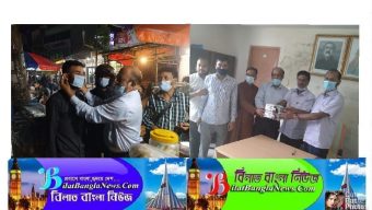 ছাতক প্রেসক্লাবের উদ্যোগে মাস্ক বিতরণ