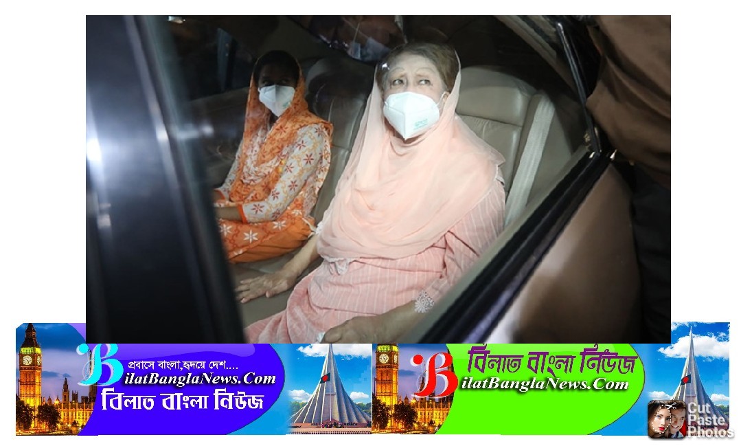 ৫৪ দিন পর গুলশানের বাসা‘ফিরোজা’য় ফিরলেন খালেদা জিয়া