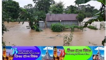 সুনামগঞ্জে পানি কমলেও দুর্ভোগ কমেনি মানুষের