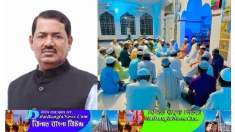 সুনামগঞ্জে নুরুল হুদা মুকুটের সুস্থতার জন্য খতম কোরআন ও দোয়া মাহফিল