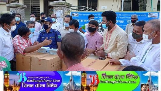 সুনামগঞ্জ চেম্বার অব কমার্স এন্ড ইন্ডাস্ট্রীর ২৫ হাজার মাস্ক বিতরণ