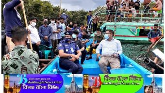 তাহিরপুরে কোভিড প্রতিরোধ ও বিধি নিষেধ বাস্তবায়নে মাঠে প্রশাসন ও জন প্রতিনিধি