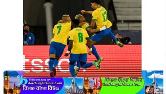 দশজন নিয়ে খেলেও চিলিকে উড়িয়ে সেমিফাইনালে ব্রাজিল