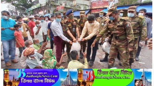 সুনামগঞ্জে লকডাউনের শেষ দিনেও গতিশীল সেনাবাহিনীর টহল কার্যক্রম