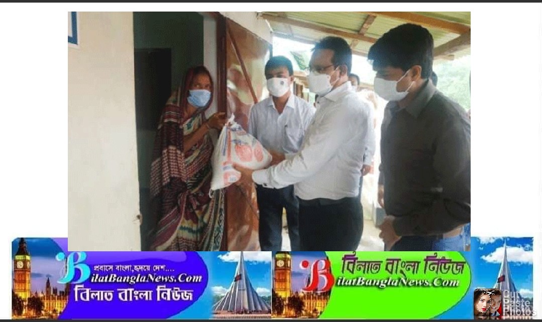 ছাতকে প্রধানমন্ত্রীর উপহারের ঘর পরিদর্শনে বিভাগীয় কমিশনার