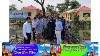 সুনামগঞ্জে প্রধানমন্ত্রীর উপহার স্বরূপ জমি ও গৃহ প্রদান কার্যক্রম সরেজমিন পরিদর্শন