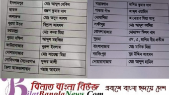 ছাতক ও দোয়ারাবাজার উপজেলায় নৌকা প্রতীক পেলেন যারা
