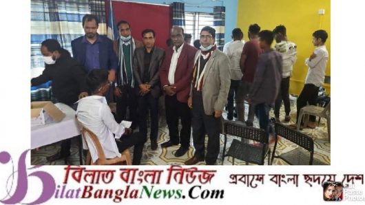 করোনা ভাইরাস রোধে সিলেটের ওসমানীনগরে শিক্ষার্থীদের টিকা দেয়া শুরু হয়েছে