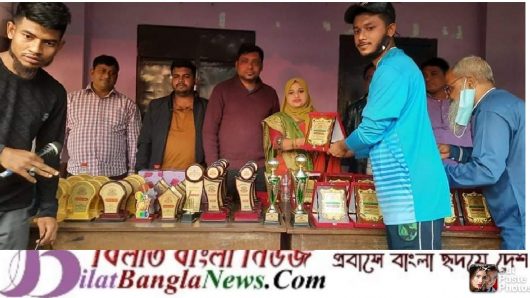 ছাতকে ক্রিকেট টুর্নামেন্টের ফাইনালে সুপারস্টার ক্রিকেট দল বিজয়ী