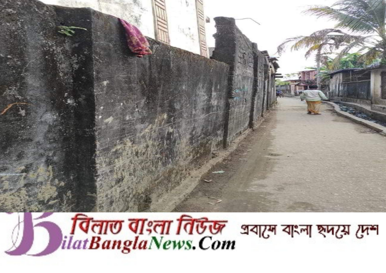 ছাতকে রাস্তায় দেয়াল নির্মাণ: ইউএনও বরাবরে ৪শতাধিক মানুষের লিখিত অভিযোগ