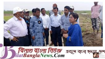 পানি সম্পদ মন্ত্রণালয়ের তদন্ত কমিটির সুনামগঞ্জে হাওর পরিদর্শন