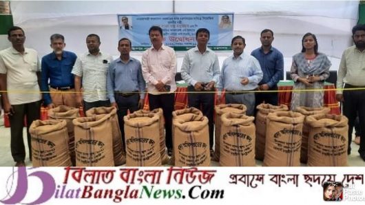 সুনামগঞ্জে বোরো ধান সংগ্রহ অভিযান আনুষ্ঠানিক উদ্বোধন