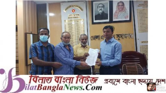 প্রধানমন্ত্রী বরাবরে হাওর বাঁচাও আন্দোলনের স্মারকলিপি প্রদান