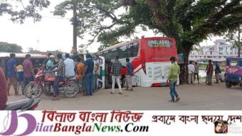 সুনামগঞ্জে যাত্রীবাহী দুই বাসের সংঘর্ষে একজন নিহত,আহত দুজন