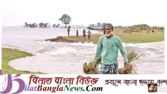 ছাতকে ১৫টি হাওরের বোরো ফসল ঢলের পানিতে তলিয়ে গেছে