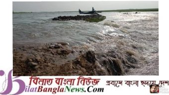 সুনামগঞ্জে আরো ৩ টি বাধঁ তলিয়ে ফসল হানী,ঝুঁকিপূর্ণ বেশ কটি