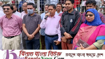 সুনামগঞ্জে বঙ্গবন্ধু গোল্ড কাপ ফুটবল টুর্নামেন্টের উদ্বোধন