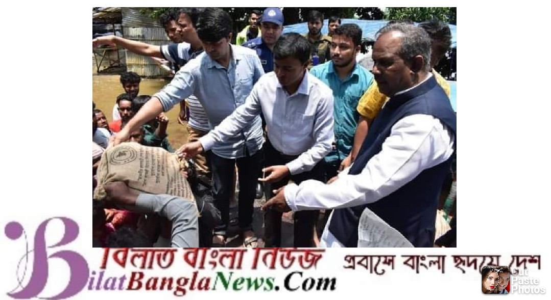 সরকার বন্যার্তদের পাশে আছে ত্রাণের অভাব হবেনা—এমপি মানিক