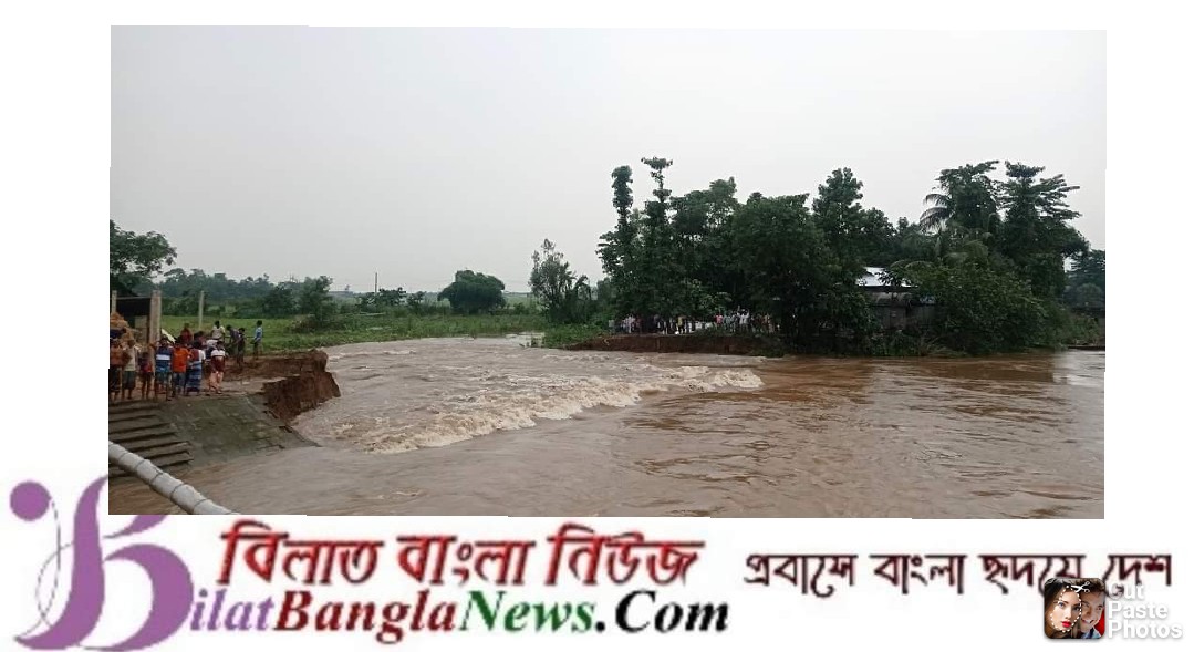 সুনামগঞ্জে নদনদীর পানি বৃদ্ধি অব্যাহত,বন্যার পদ ধ্বনি 
