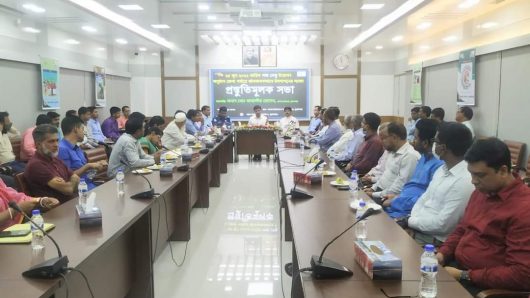 পদ্মা সেতু উদ্বোধন অনুষ্ঠান জাঁকজমক ভাবে উদযাপনের লক্ষ্যে সুনামগঞ্জে প্রস্তুতিমূলক সভা অনুষ্ঠিত