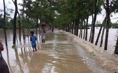 সুনামগঞ্জে গেল বন্যার ক্ষত শুকাতে না শুকাতে ফের বন্যার শঙ্কা