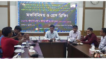 সুনামগঞ্জে ভূমিহীন ও গৃহহীন পরিবারকে গৃহ প্রদানে জেলা প্রশাসনের প্রেস কনফারেন্স