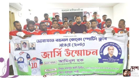 আরাফাত রহমান কোকো স্পোটিং ক্লাব খেলাধুলার পাশাপাশি রাজপথে থাকবে:আমিনুল হক