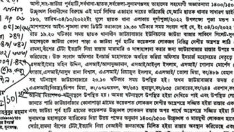 ছাতকে ১৫শ’ জনের বিরুদ্ধে পুলিশ এসল্ট মামলা: পুরুষ শুন্য গ্রাম