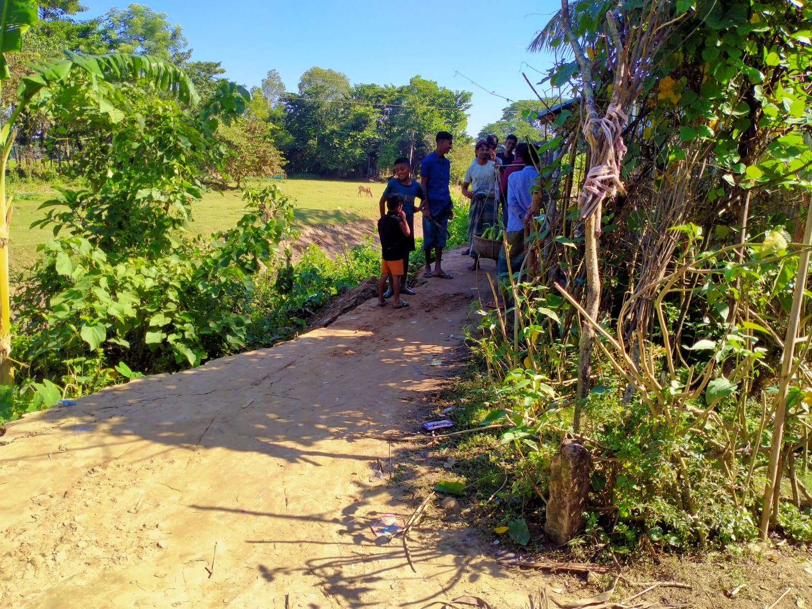 সুনামগঞ্জের ছাত‌ক নদী ভাঙ্গনে হুমকির মুখে ৫টি গ্রাম