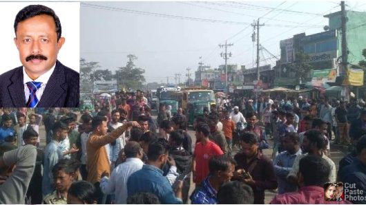 অধ্যক্ষ সুজাত আলীর অপসারণের দাবীতে সিলেট-সুনামগঞ্জ সড়কে ছাত্রলীগের ২ঘন্টা অবোধ,যাত্রীদের ভোগান্তি চরমে