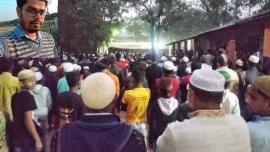 ছাতক সুরমা ব্রিজে পিক-আপ ভ্যানের ধাক্কায় নিহত সায়েমের দাফন সম্পন্ন