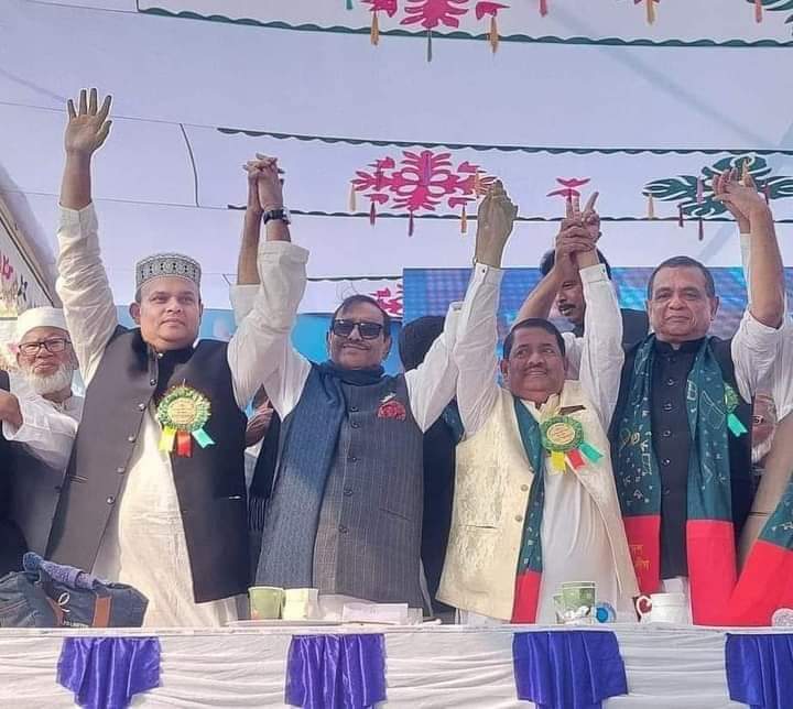 সুনামগঞ্জ জেলা আ’লীগের নয়া সভাপতি নুরুল হুদা মুকুট.সাধারণ সম্পাদক নোমান বখত পলিন