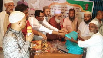 ছাতকে ৪ শতাধিক পরিবারের মধ্যে ঈদবস্ত্র বিতরণ